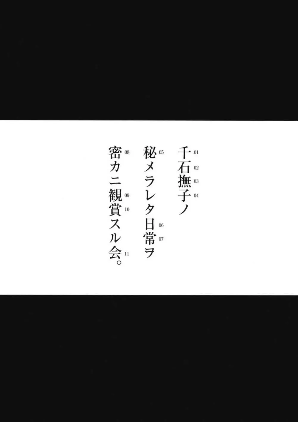 なでこ鑑賞会 2ページ