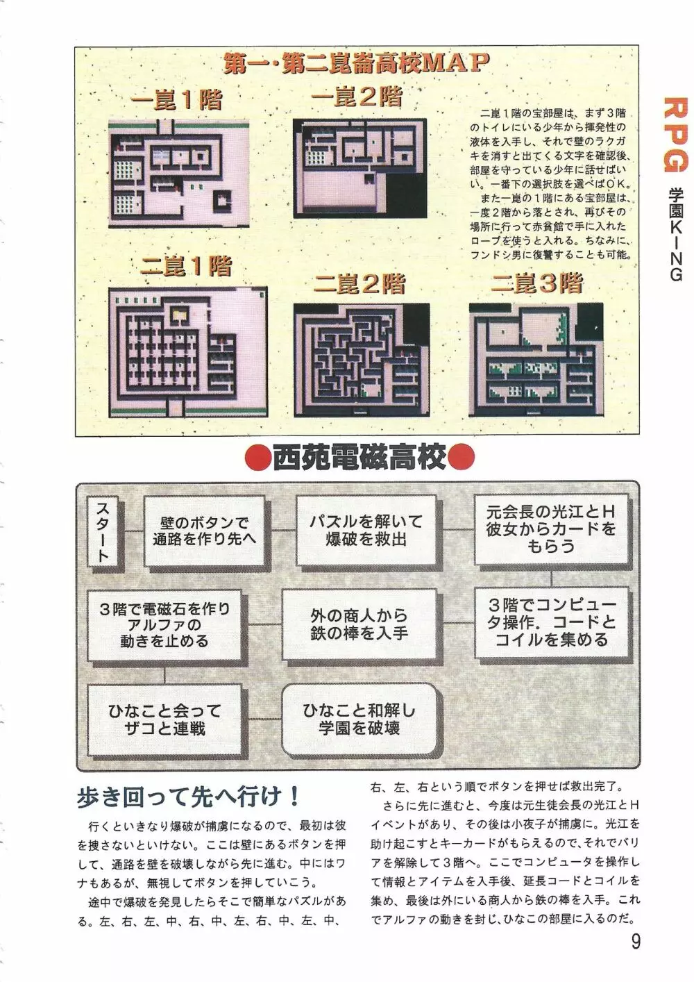 パソコン美少女ソフト攻略データブック 攻略王2 9ページ