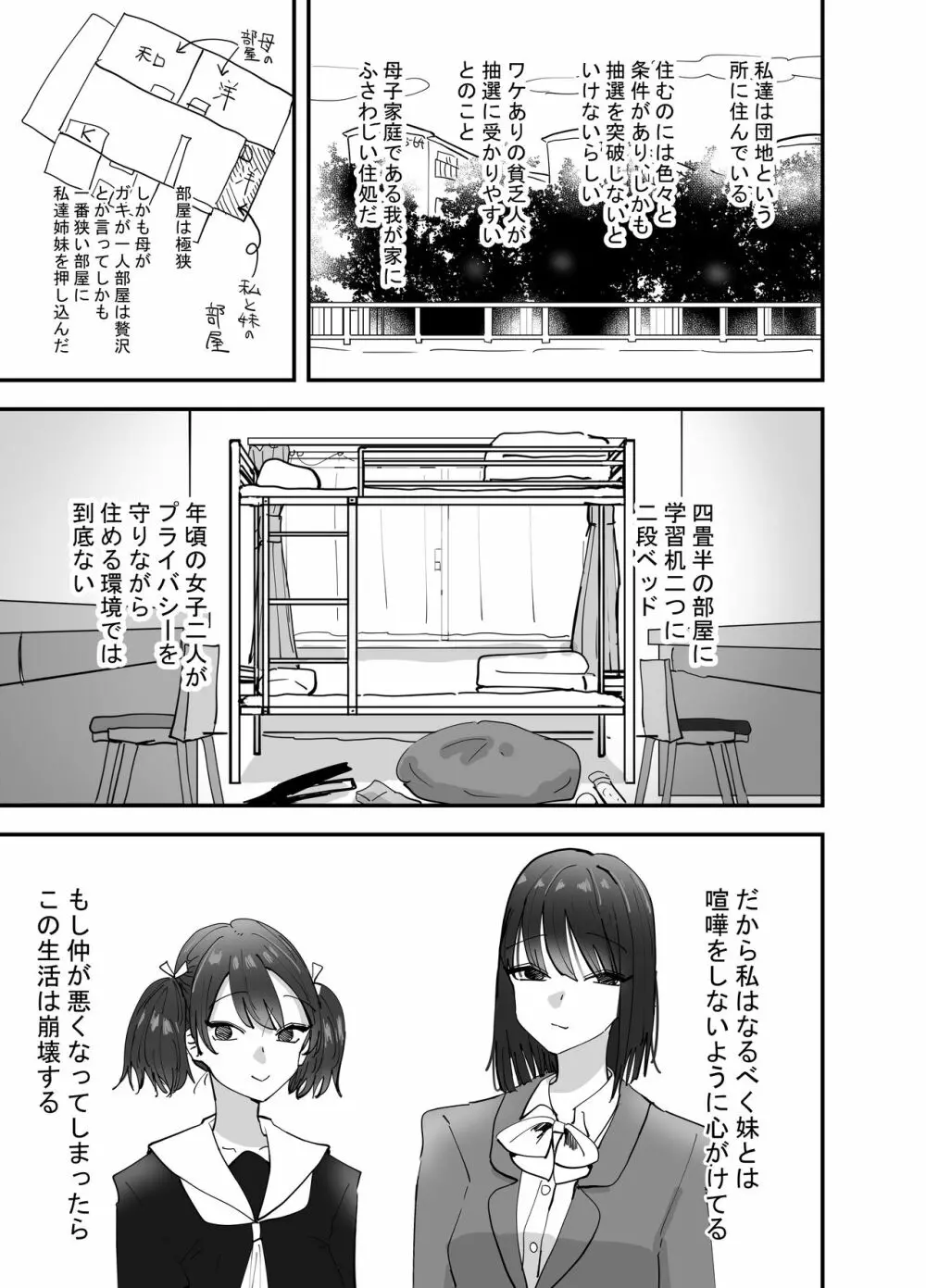 妹が私をオカズにしてオナニーをしていた話 3ページ