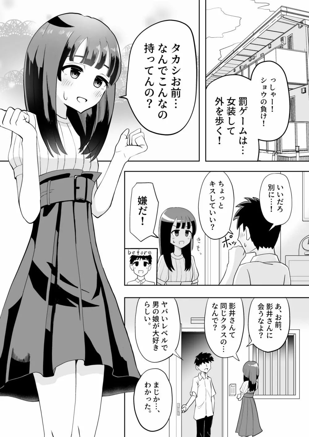 男の娘拘束ゆる責め 3ページ