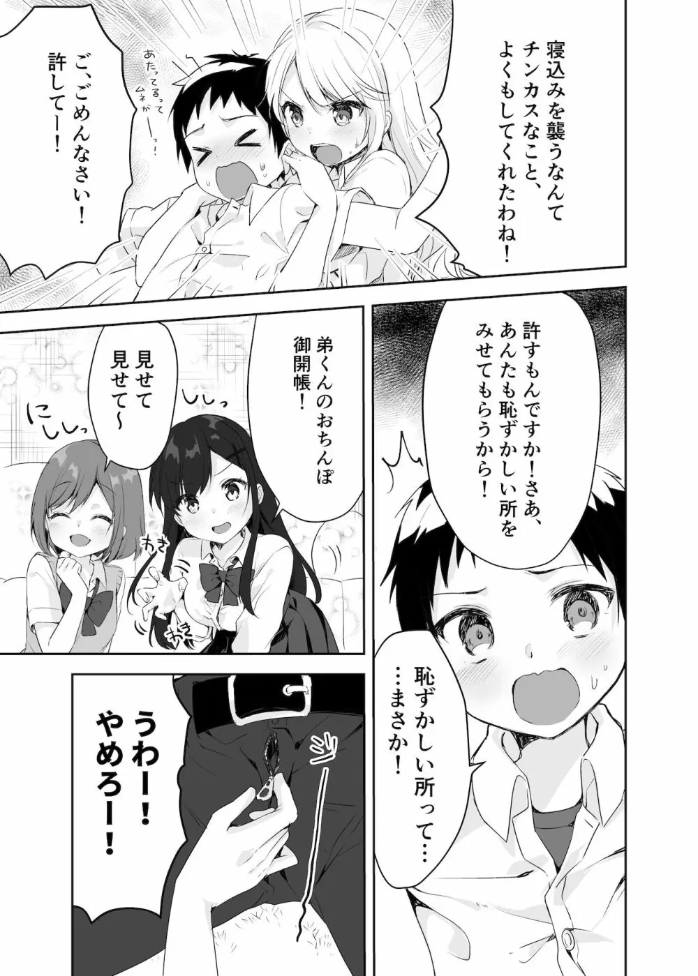 僕のお姉ちゃんと友達を眠らせて襲ってみたら返り討ちにあった 10ページ