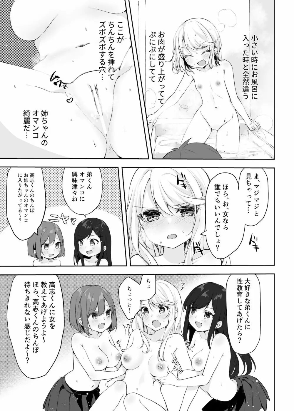 僕のお姉ちゃんと友達を眠らせて襲ってみたら返り討ちにあった 30ページ