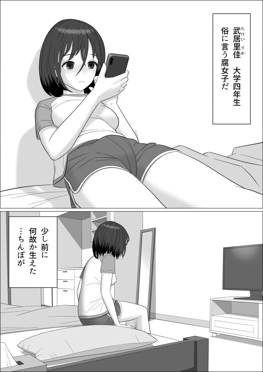 チンポレディ 2 ふたなり腐女子と男の娘 2ページ