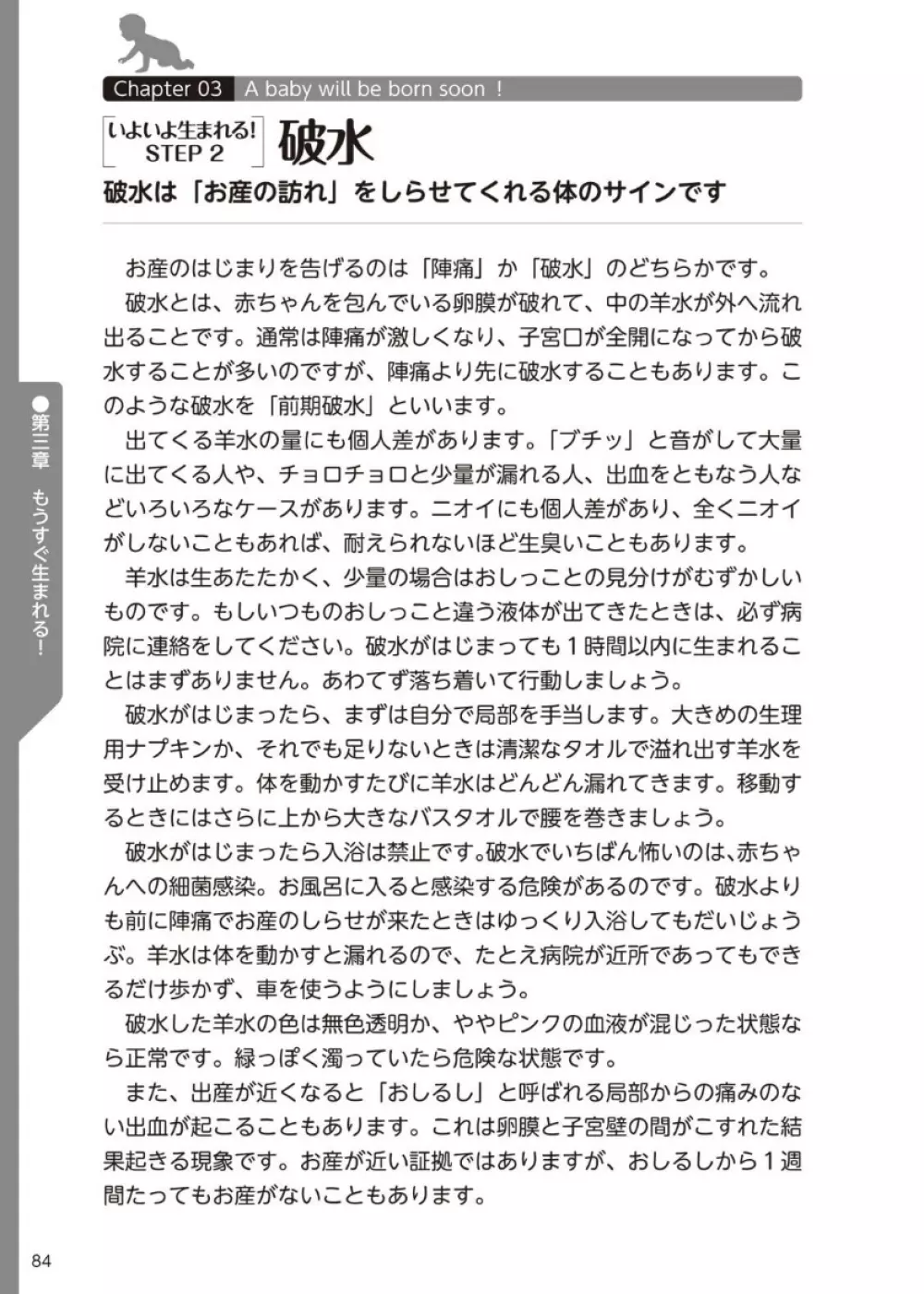 やらなくてもまんがで解る性交と妊娠 赤ちゃんのつくり方 85ページ