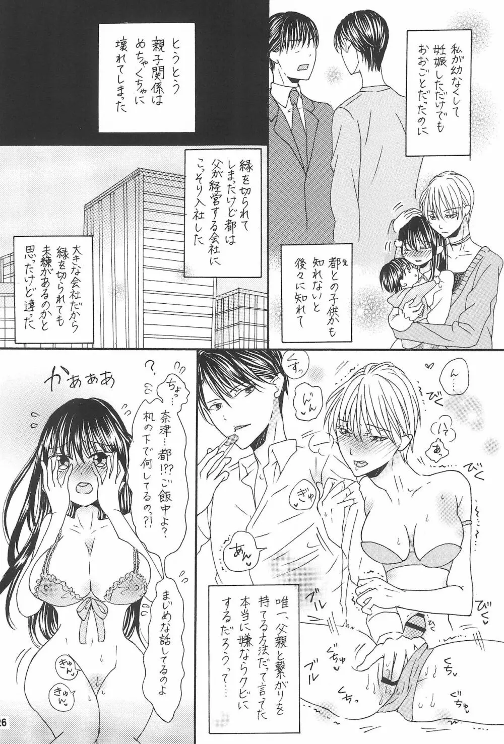 兄と巨乳妹とふたなり3Pと息子も…? ~子沢山家族です~ 28ページ