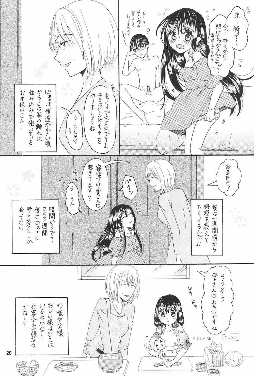 僕たちの恋人になって従兄×似なくなった双子×双子 -改訂版- 22ページ