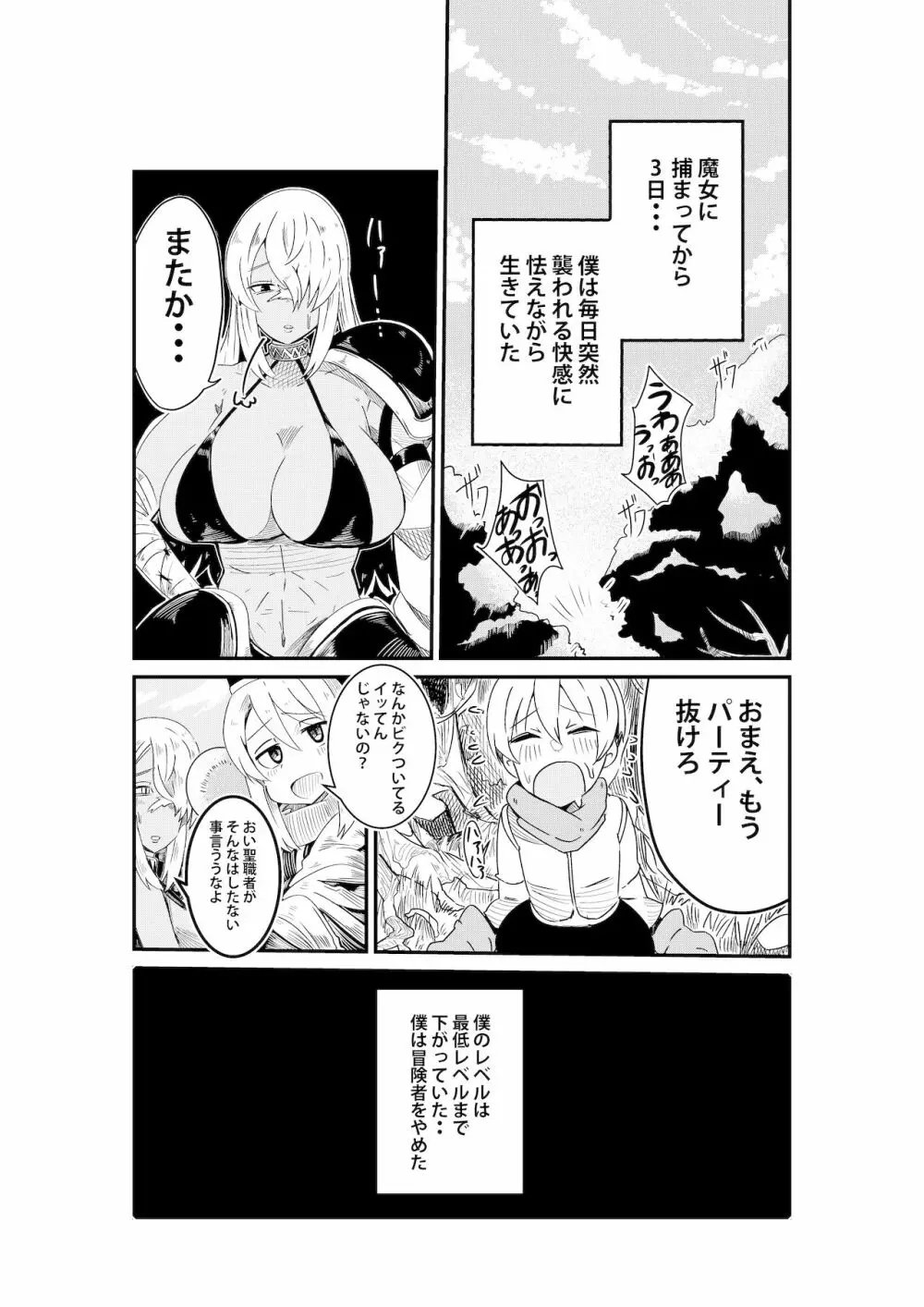 パーティーに雇った魔女が強すぎてチンコと人生を奪われた 14ページ