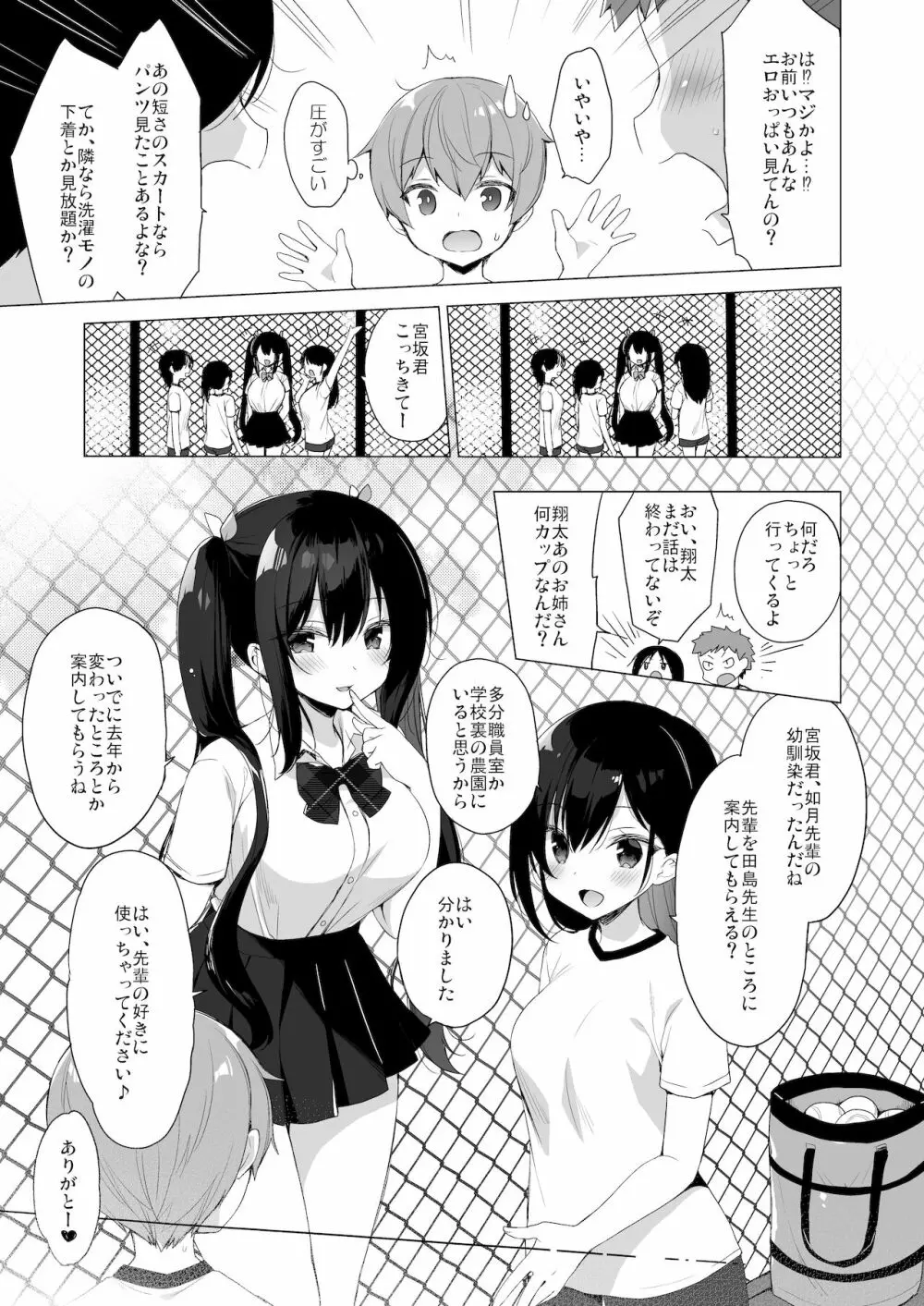 サキュバス系お姉ちゃんは見せたがり2 6ページ