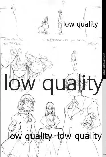 Quartett!全原画集 312ページ