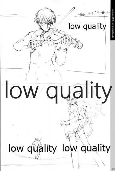 Quartett!全原画集 74ページ