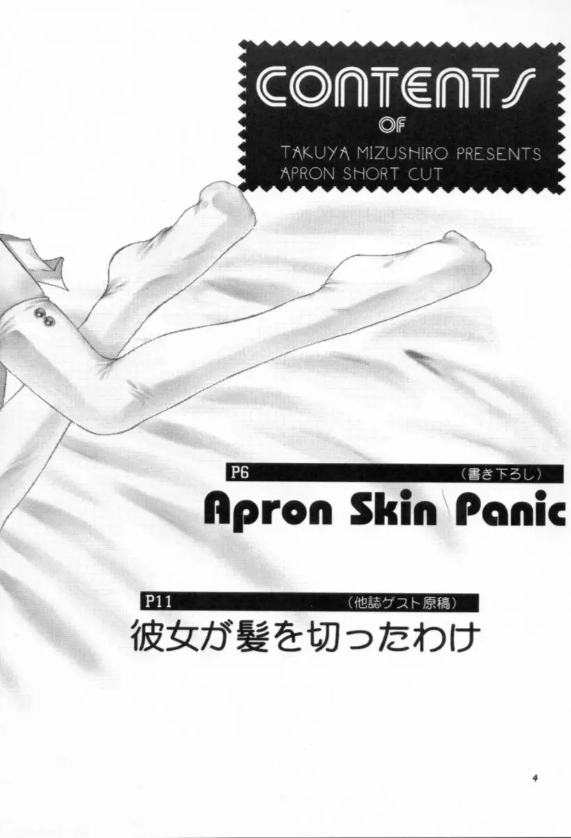 APRON SHORT CUT 3ページ