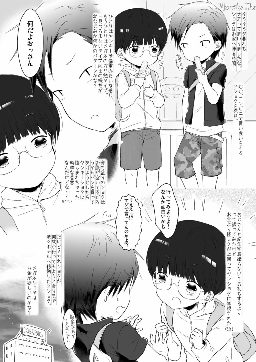 男の子ダイアリー 7ページ