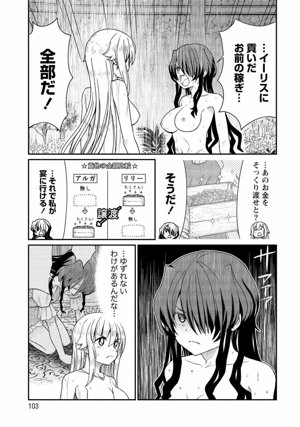 くっ殺せの姫騎士となり、百合娼館で働くことになりました。【電子限定ペーパー付き】 2 103ページ