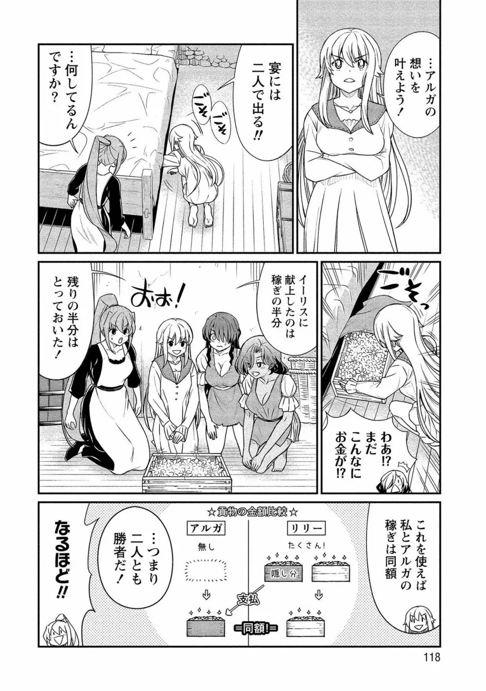 くっ殺せの姫騎士となり、百合娼館で働くことになりました。【電子限定ペーパー付き】 2 118ページ