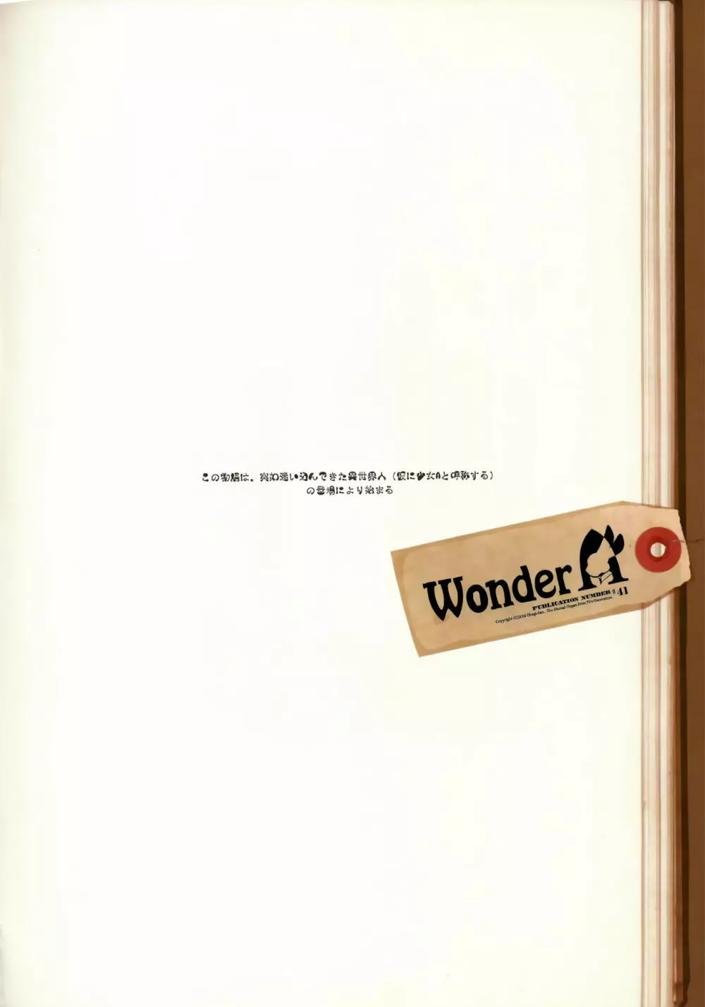 wonder A 3ページ