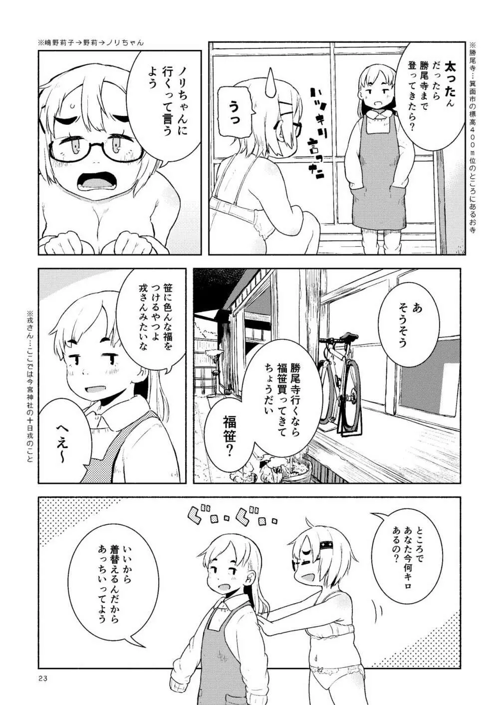 大峠さんの本。 vol.1+2 23ページ