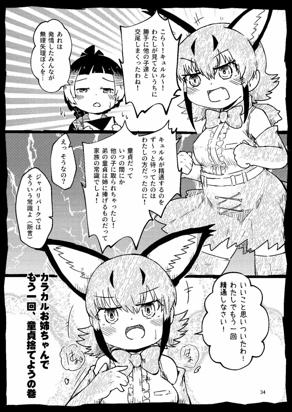 [namazine (沼底なまず)] キュルルちゃんのスケ(ベエ)ッチブック (けものフレンズ) [DL版] 34ページ