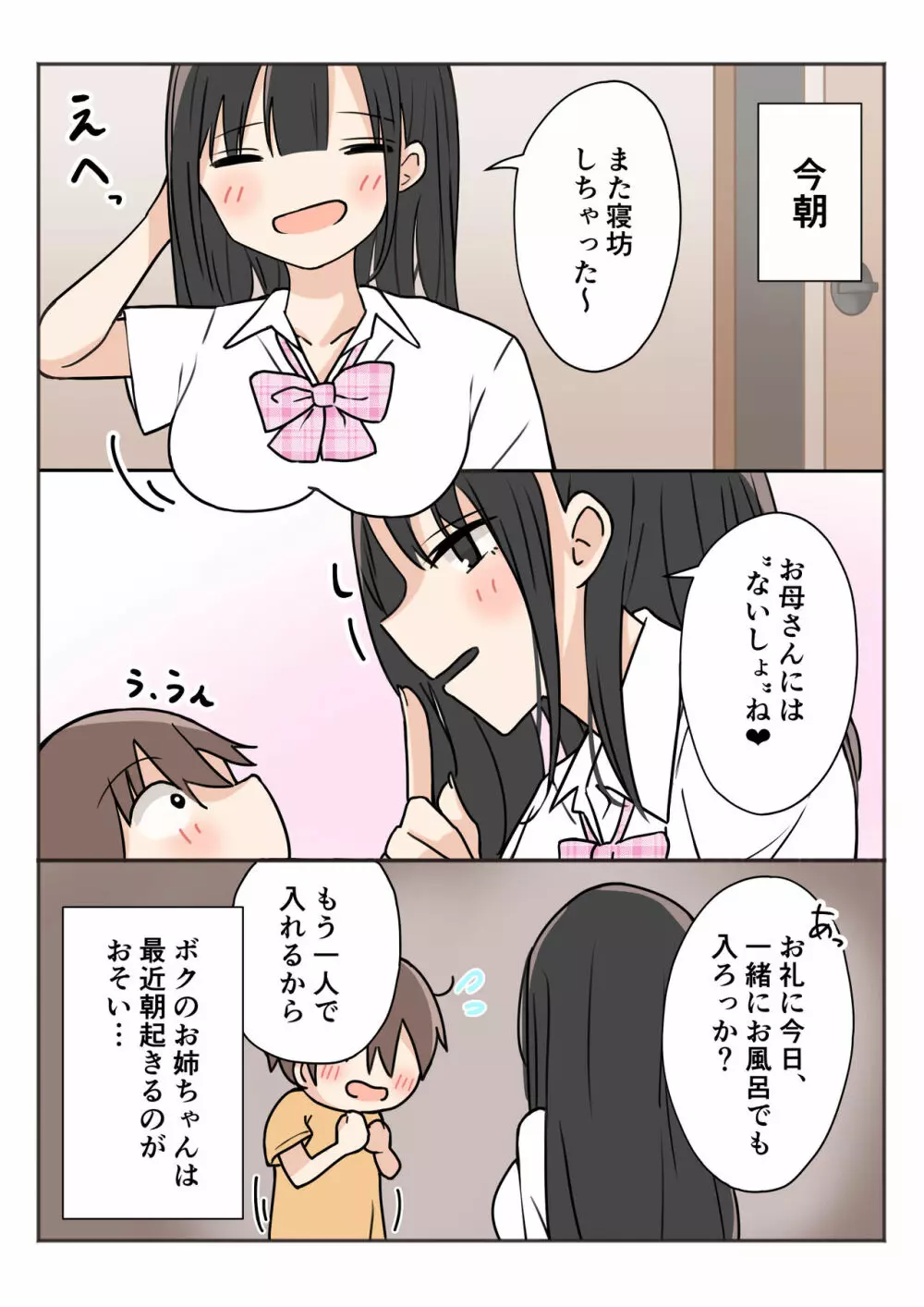 ボクのお姉ちゃんが全然起きないので 3ページ