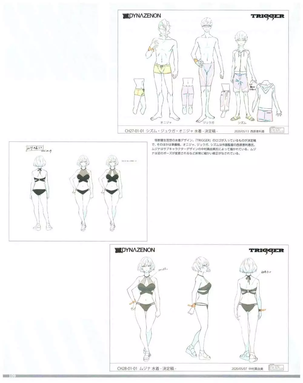 SSSS.DYNAZENON GRIDMAN UNIVERSE CHARACTER CONCEPT DESIGN 111ページ