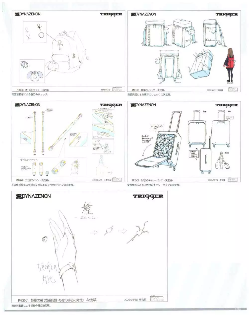 SSSS.DYNAZENON GRIDMAN UNIVERSE CHARACTER CONCEPT DESIGN 132ページ