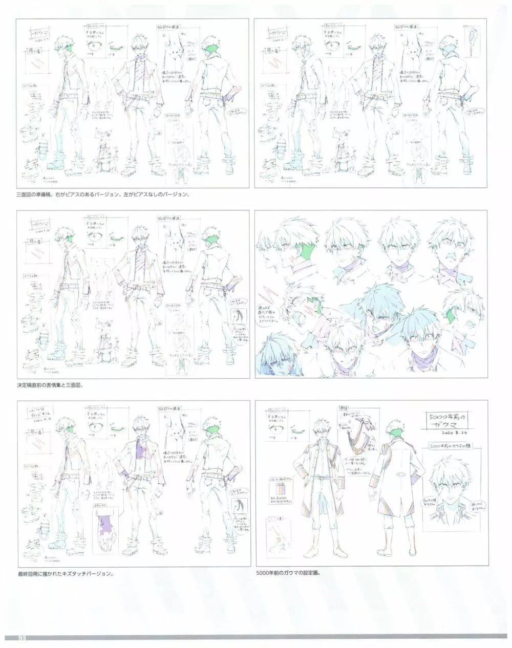 SSSS.DYNAZENON GRIDMAN UNIVERSE CHARACTER CONCEPT DESIGN 95ページ