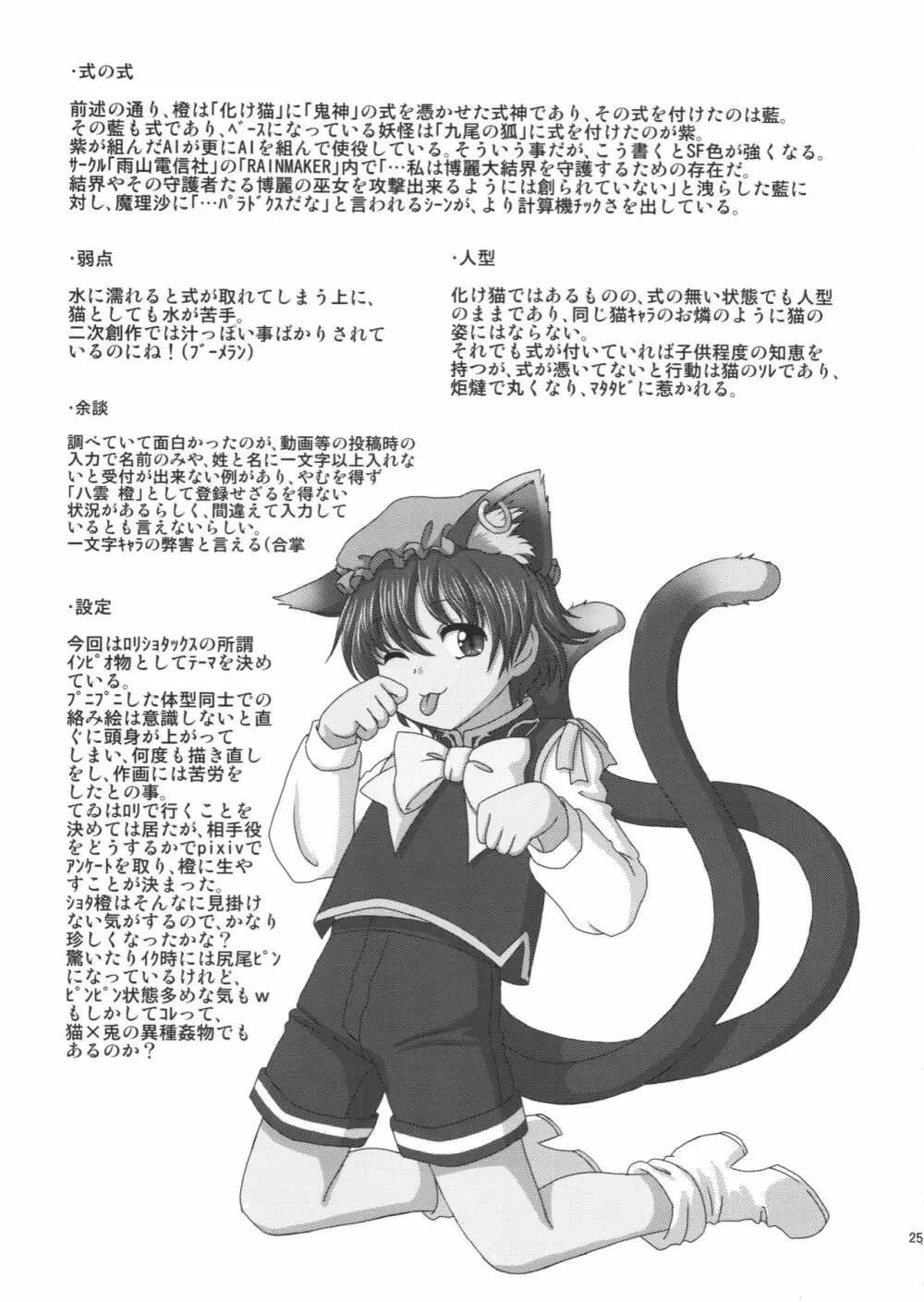 兎と遊ぶ猫 24ページ