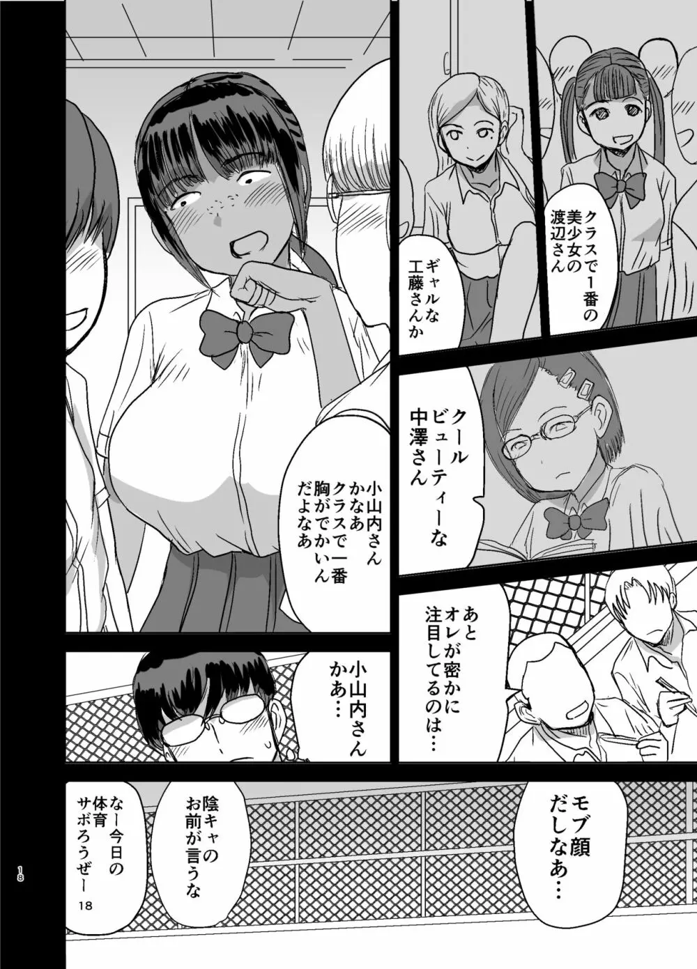 モブ顔爆乳の同級生をオレのいいなりのセフレにしてやった… 19ページ