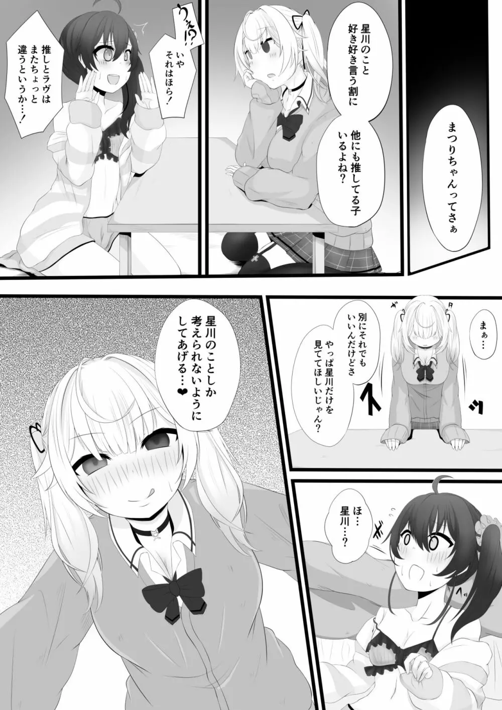 星川がまつりちゃんを洗脳する話 2ページ