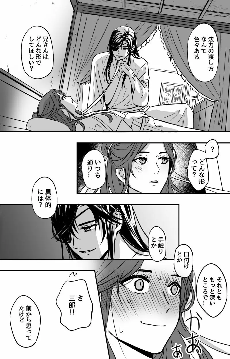 法力の渡し方🔞［天官賜福］［花憐］ 2ページ