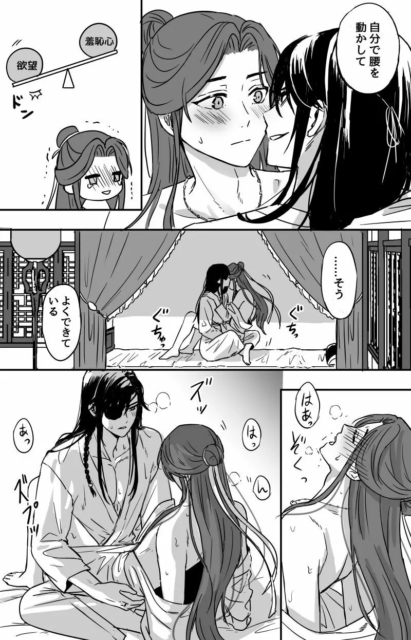 法力の渡し方🔞［天官賜福］［花憐］ 8ページ