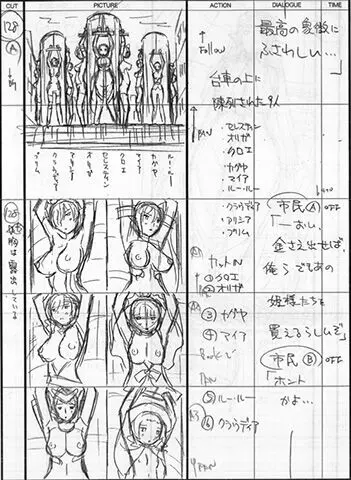 黒獣 a1c 絵コンテギャラリー 37ページ