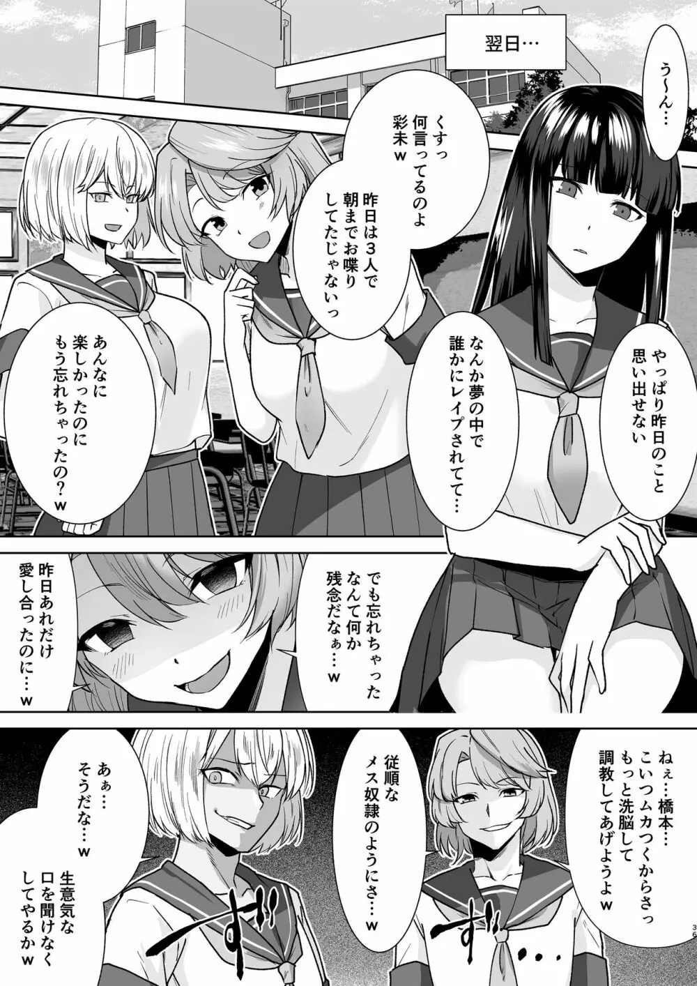 Joshikousei Sennyuu Repo2 ~Hanzaisha ga Onnanoko ni Hyoui shite mita~ 36ページ