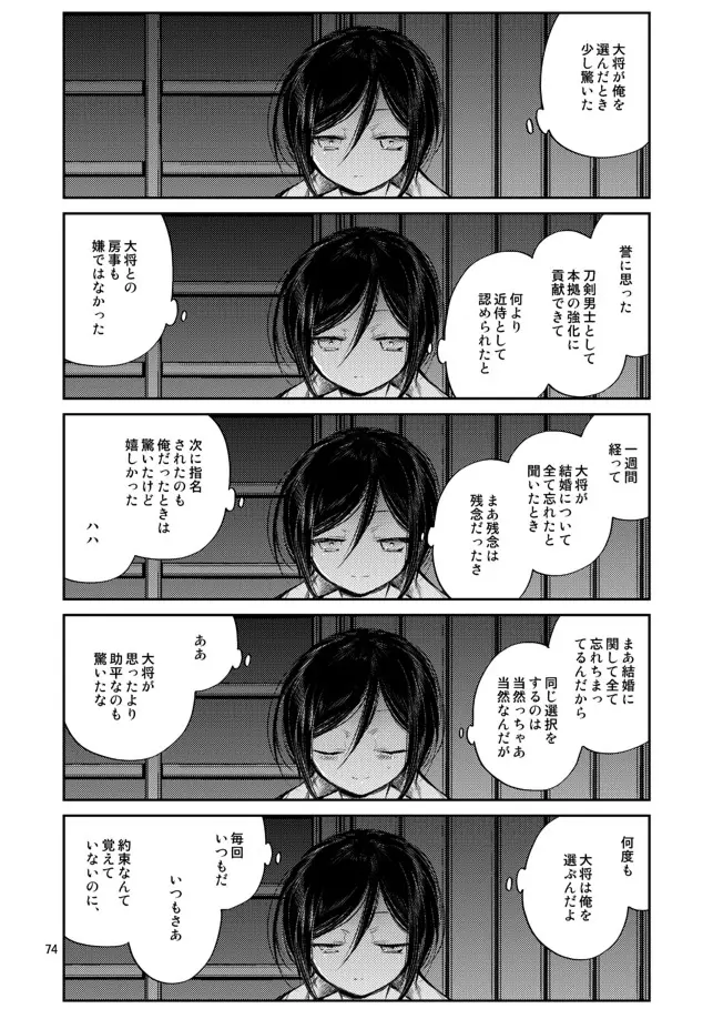 今夜は初夜です薬研くん 70ページ