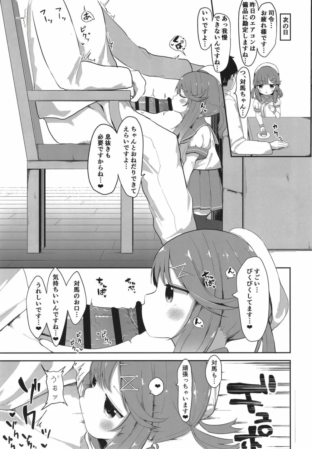 秘書艦対馬ちゃんの秘密のお仕事 11ページ