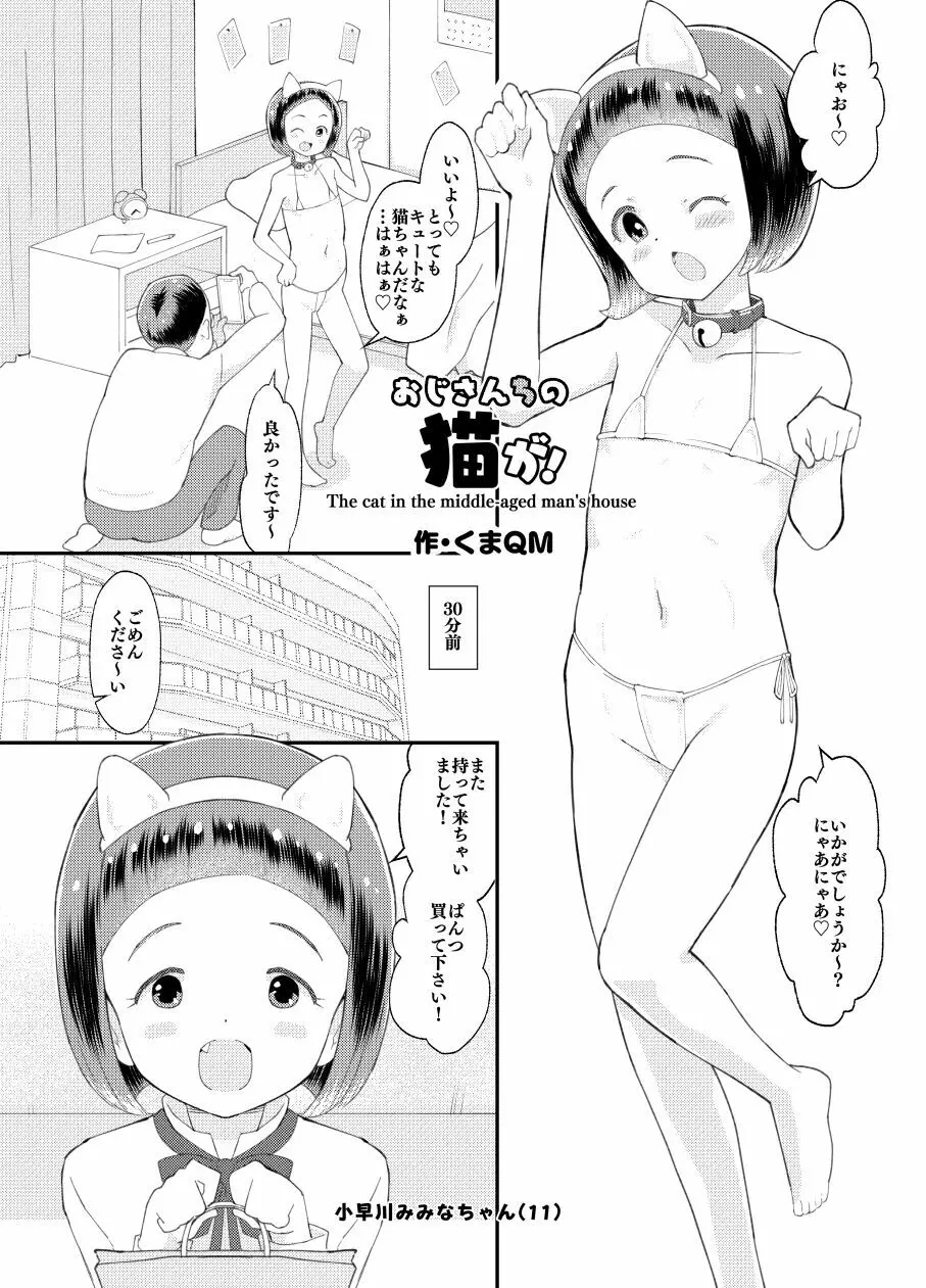 おじさんちの猫が！ 1ページ