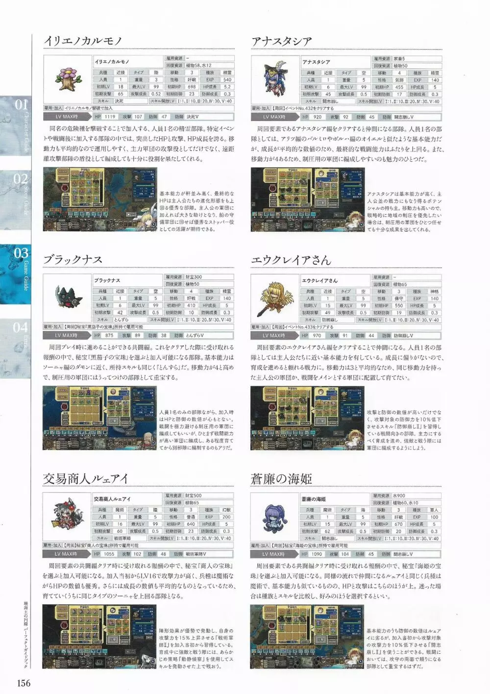 珊海王の円環 パーフェクトガイドブック 154ページ