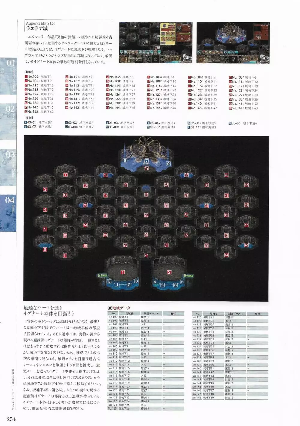 珊海王の円環 パーフェクトガイドブック 250ページ