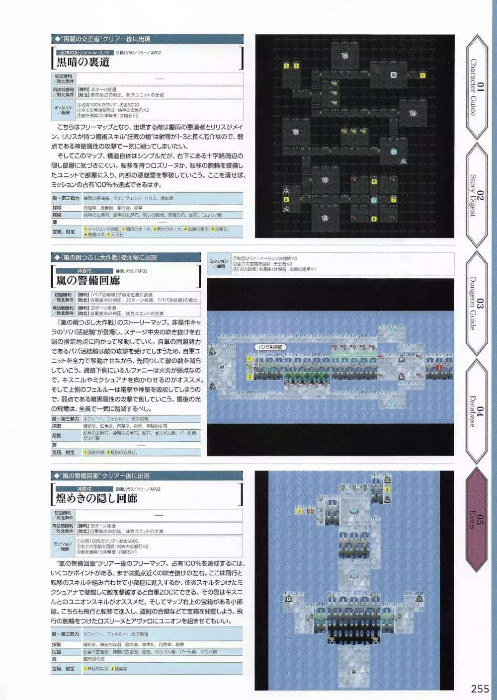 天結いラビリンスマイスターパーフェクトガイドブック 258ページ