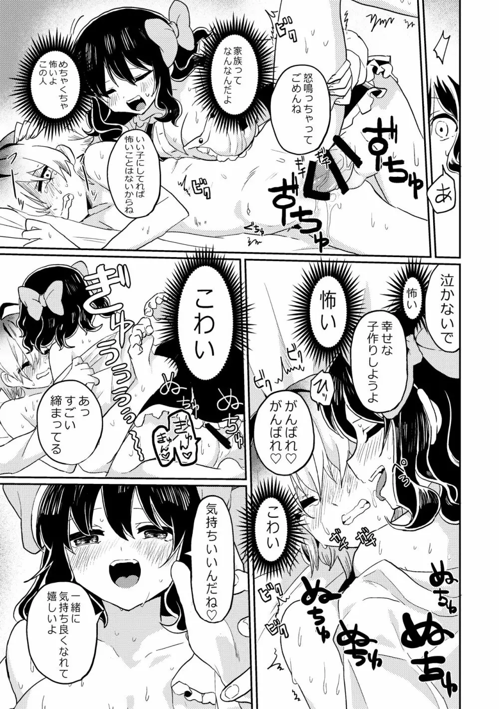 ふたなり美少女が中性的な女の子を監禁レ〇プする話 11ページ