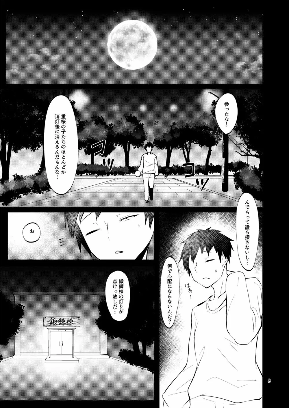 重桜月下記録 壱 2ページ