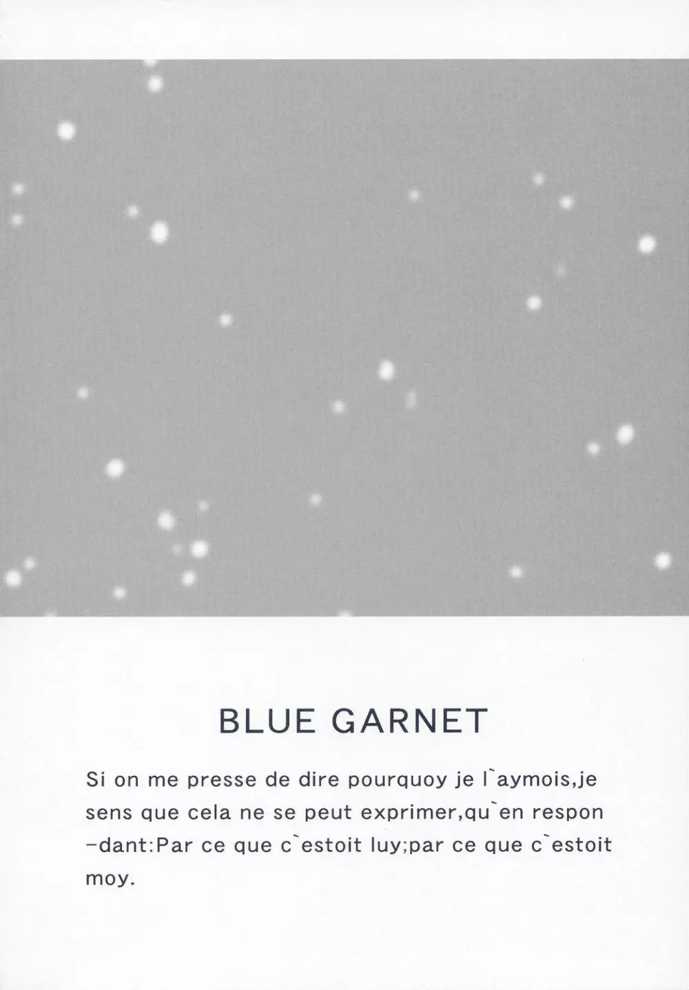 BLUE GARNET XVII 3ページ