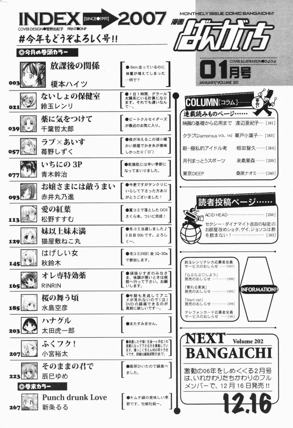 漫画ばんがいち 2007年1月号 266ページ