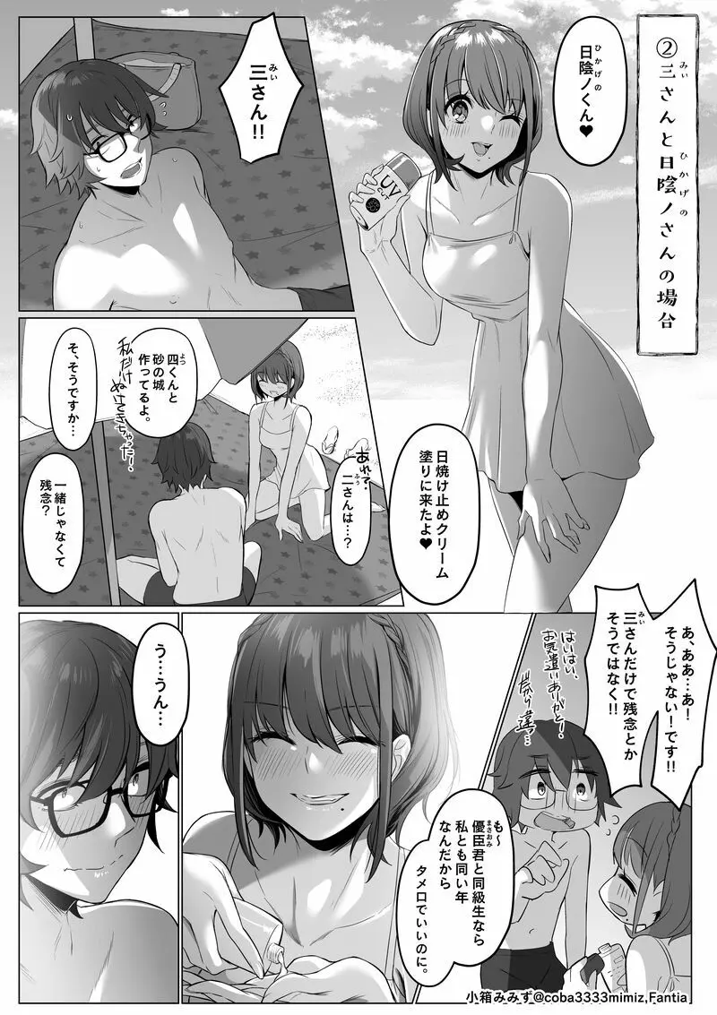 メイドと執事の夏季休暇 -前編- 6ページ