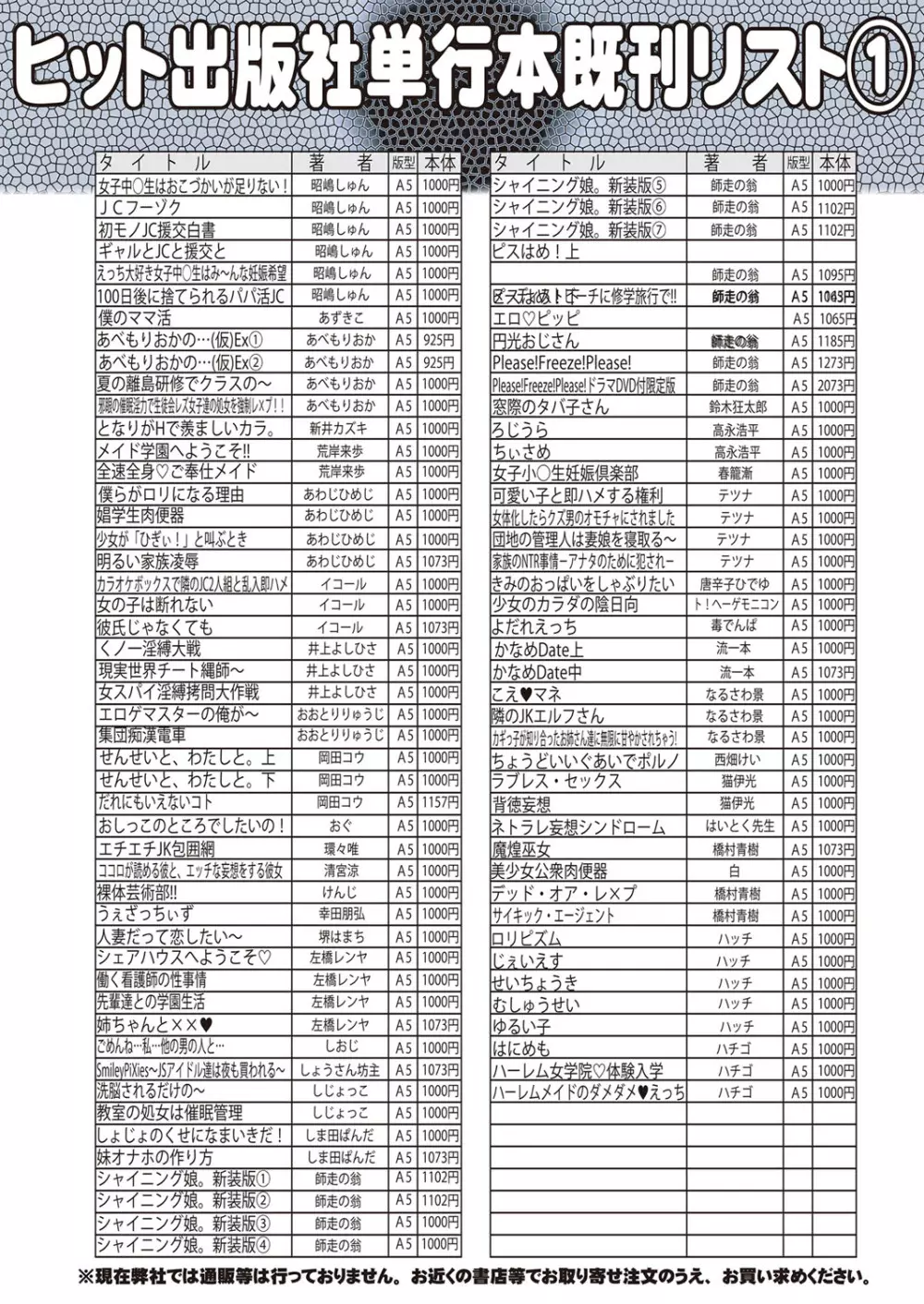 COMIC 阿吽 2022年10月号 511ページ