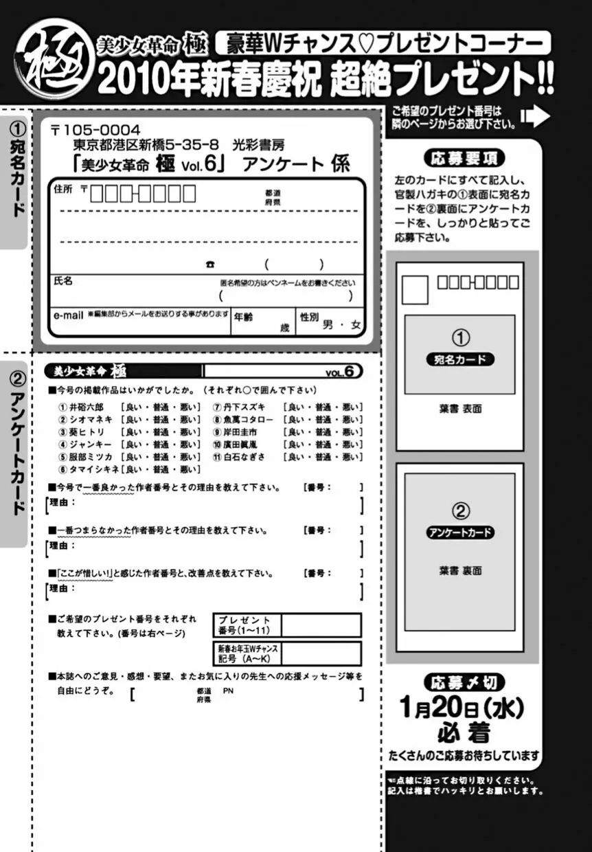 美少女革命・極 2010年2月号 Vol.6 209ページ