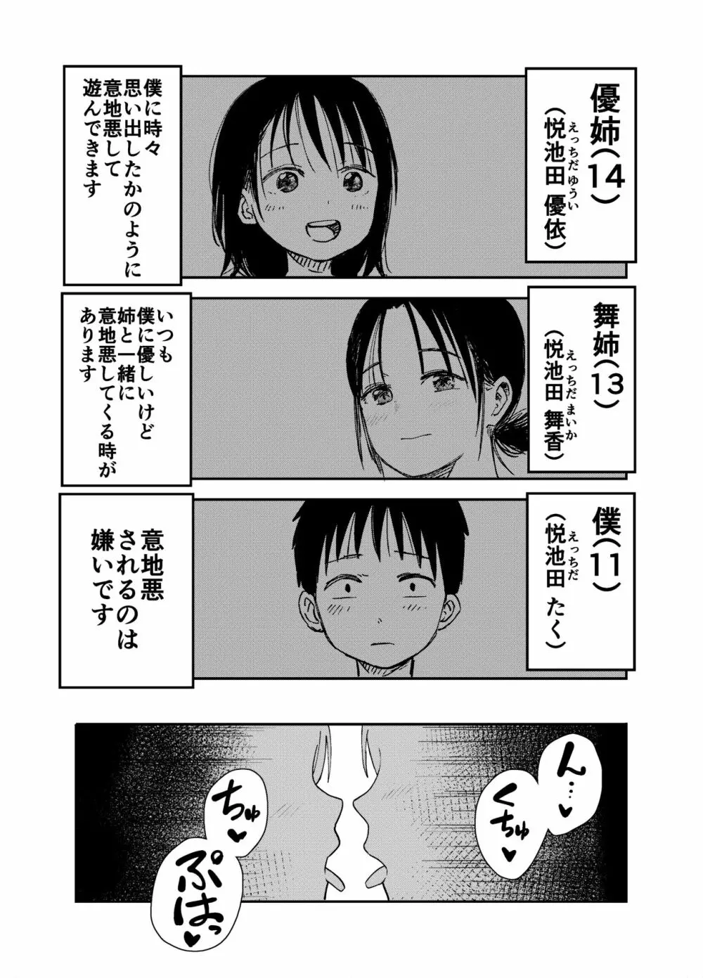 お姉ちゃん達がエッチなことしてくる…! 4ページ