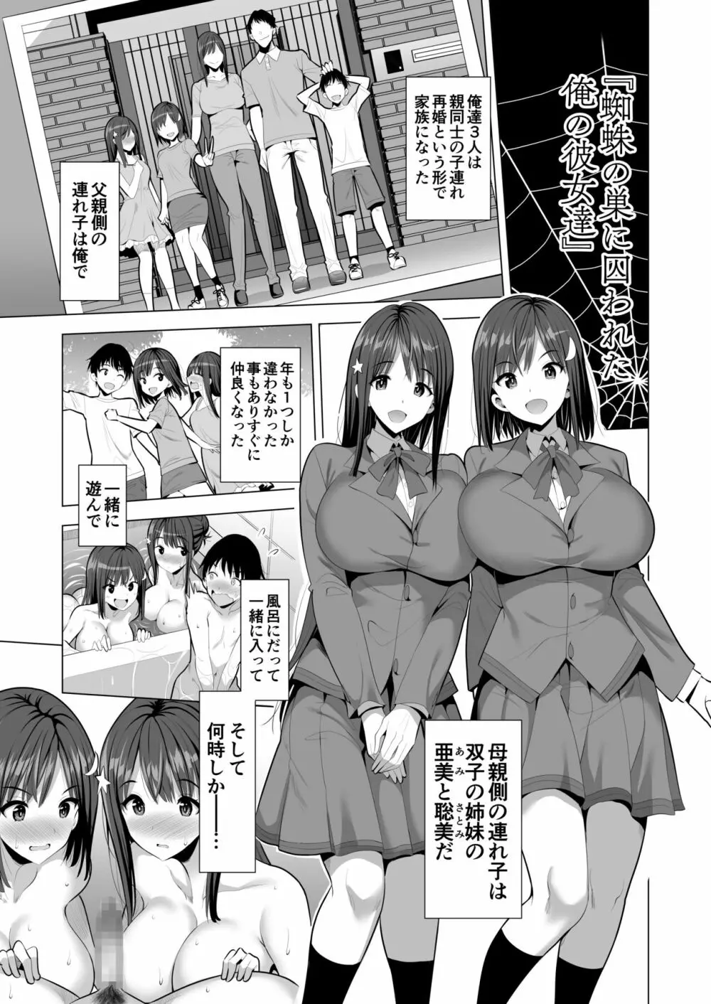 蜘蛛の巣に囚われた俺の彼女達 4ページ