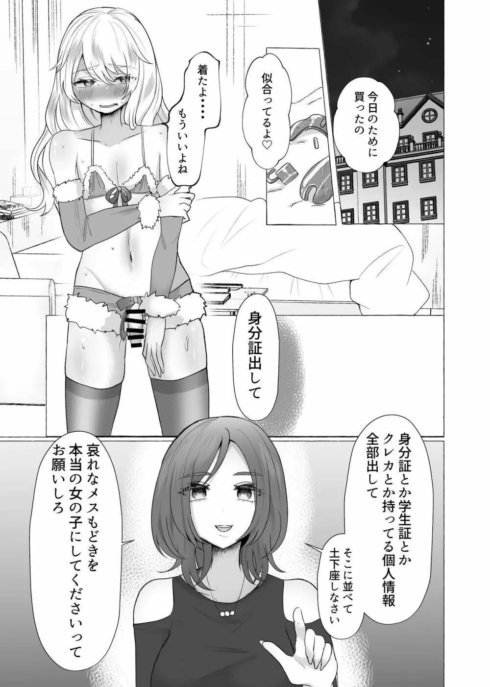 ゆうり100%♀ 女装男子メス豚化 21ページ