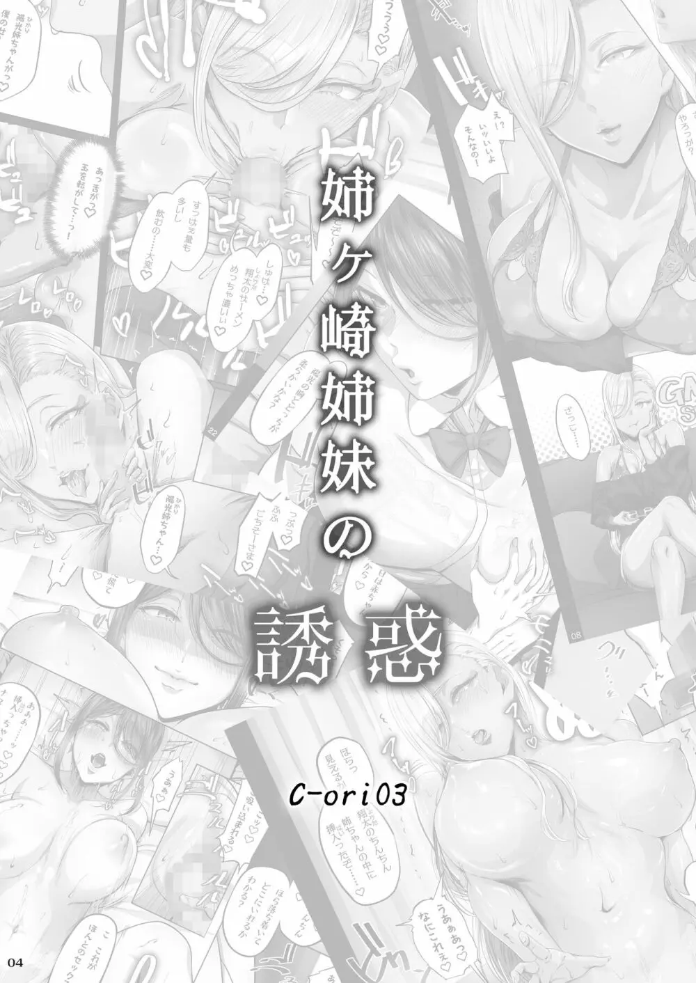 姉ヶ崎姉妹の誘惑 C-ori03 3ページ