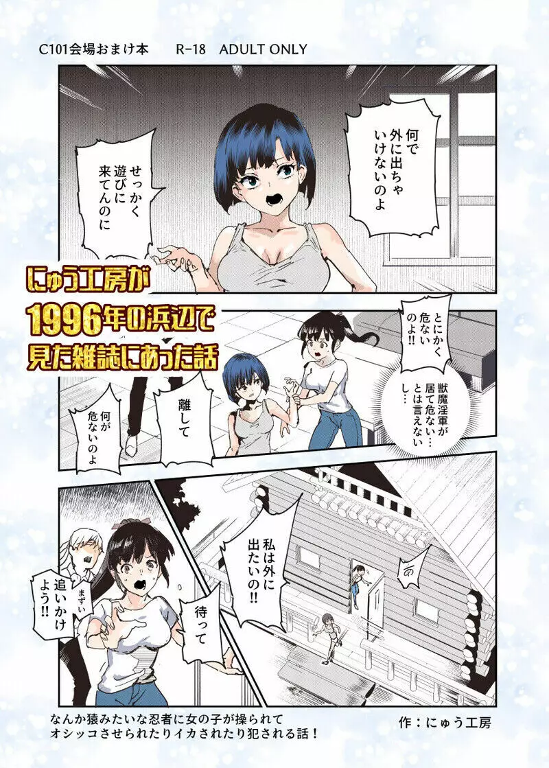 にゅう工房が1996年の浜辺で見た雑誌にあった話